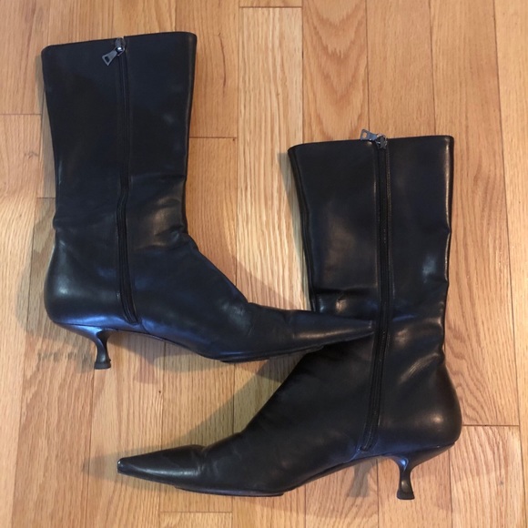 ❤️ SOLD ❤️ Prada Leather Boots - Picture 1 of 4